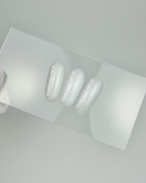 NAILSOFTHEDAY Cover base NEW Milk 03 - półprzezroczysta mleczna baza hybrydowa, 30 ml