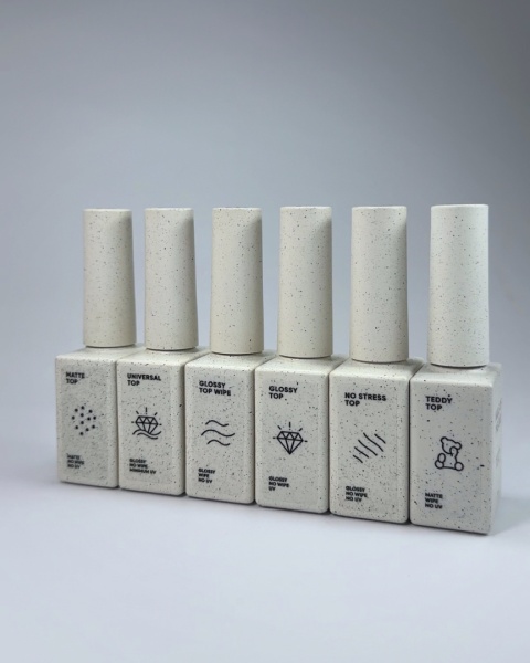 NAILSOFTHEDAY Glossy top wipe - błyszczący top z lepką warstwą i bez filtru UV, 10 ml