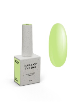 NAILSOFTHEDAY Apple Gel Polish - pastelowo-seledynowy lakier hybrydowy, 10 ml
