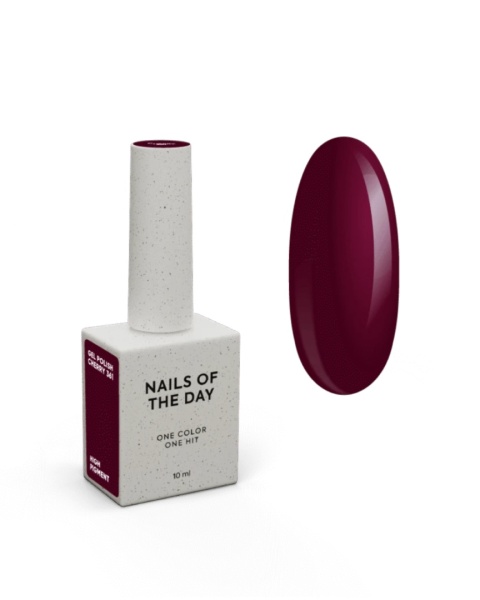 NAILSOFTHEDAY Cherry Gel Polish - lakier hybrydowy, 10 ml