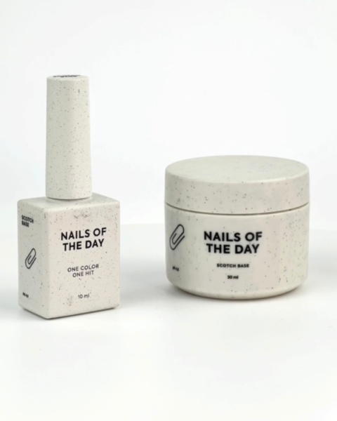 NAILSOFTHEDAY Scotch base – płynna baza hybrydowa do wcierki i pedicure, 10 ml