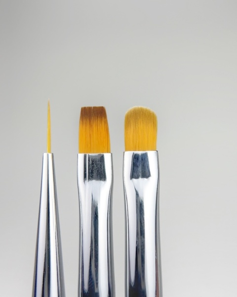 NAILSOFTHENIGHT Nail Art Brush - kwadratowy pędzelek