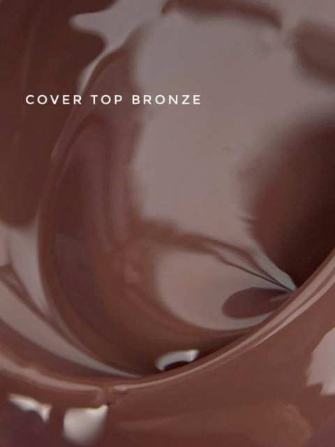 TOUCH Cover top Bronze - kryjący top hybrydowy o głębokim, brązowym odcieniu z nutą czekolady, 13 ml
