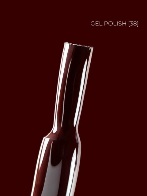 TOUCH Deep Pigment Gel Polish 38 - burgundowy lakier hybrydowy, 9 ml