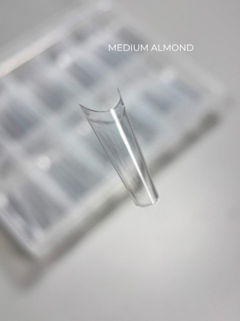 TOUCH Tipsy żelowe do przedłużania - Medium Almond, 240 szt