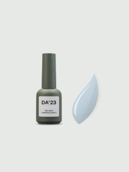 DA'23 COVER TOP 'SKY SPACE, 8 ml - półprzezroczysty top hybrydowy no wipe (chłodny mleczny błękit)