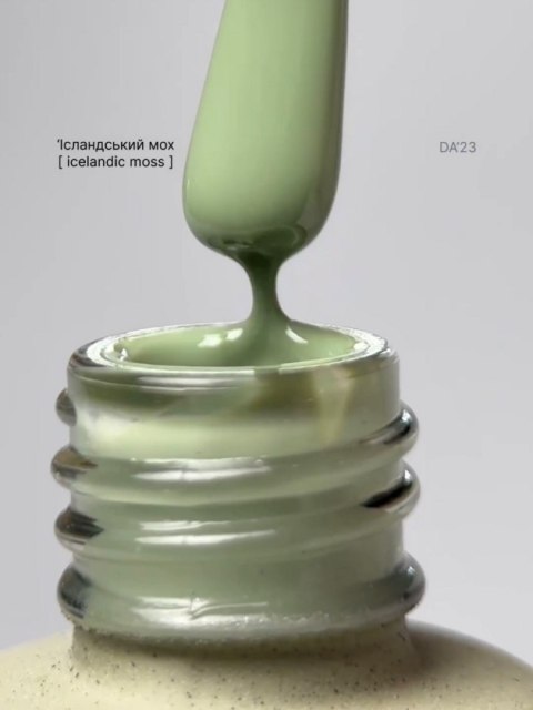 DA'23 GEL POLISH 'ICELANDIC MOSS, 8 ml - lakier hybrydowy (jasna, chłodna zieleń)