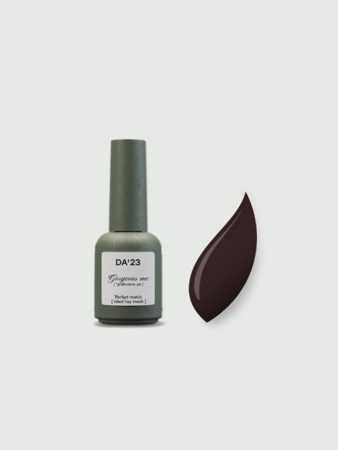 DA'23 GEL POLISH 'PERFECT MATCH, 8 ml - lakier hybrydowy (aksamitny brąz)