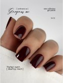 DA'23 GEL POLISH 'PERFECT MATCH, 8 ml - lakier hybrydowy (aksamitny brąz)