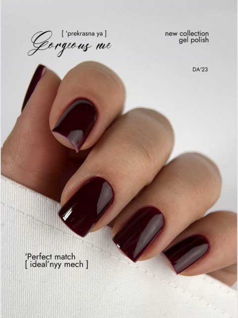 DA'23 GEL POLISH 'PERFECT MATCH, 8 ml - lakier hybrydowy (aksamitny brąz)
