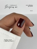 DA'23 GEL POLISH 'PERFECT MATCH, 8 ml - lakier hybrydowy (aksamitny brąz)