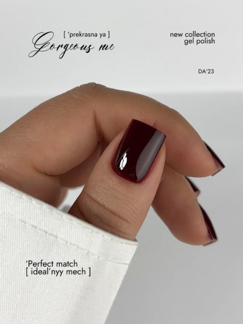 DA'23 GEL POLISH 'PERFECT MATCH, 8 ml - lakier hybrydowy (aksamitny brąz)