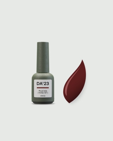 DA'23 GEL POLISH 'PROUD STYLE, 8 ml - lakier hybrydowy (bordowy)