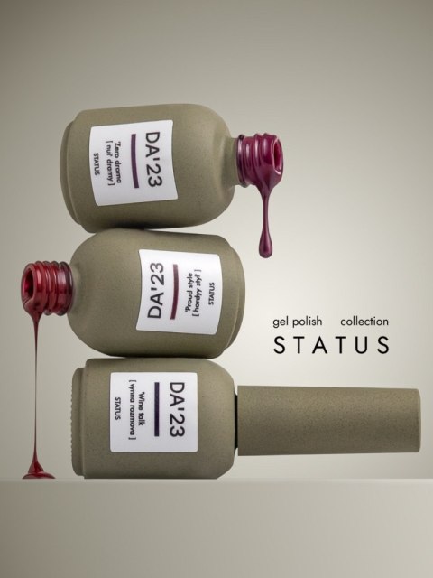 DA'23 GEL POLISH 'PROUD STYLE, 8 ml - lakier hybrydowy (bordowy)