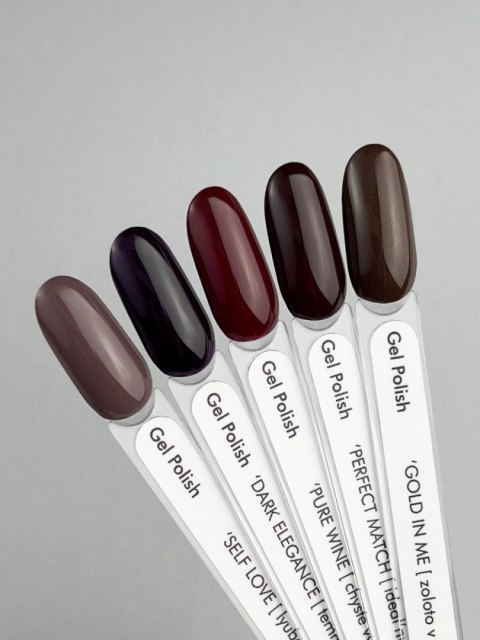 DA'23 GEL POLISH 'PURE WINE, 8 ml - lakier hybrydowy (czysty, głęboki winny)