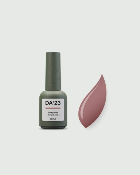 DA'23 GEL POLISH 'SOFT POWER, 8 ml - lakier hybrydowy (pudrowy róż)