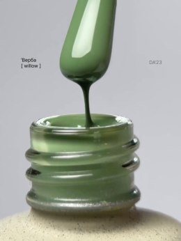 DA'23 GEL POLISH 'WILLOW, 8 ml - lakier hybrydowy (ciepła, khaki zieleń)