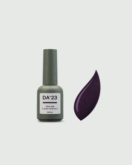 DA'23 GEL POLISH 'WINE TALK, 8 ml - lakier hybrydowy (śliwkowo-wiśniowy z połyskiem)
