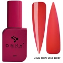 DNKa' Cover Base #0077 Wild Berry - czerwona baza hybrydowa, 12 ml