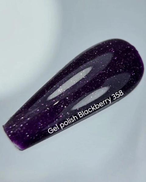 NAILSOFTHEDAY Blackberry Gel Polish - fioletowy odblaskowy lakier hybrydowy, 10 ml