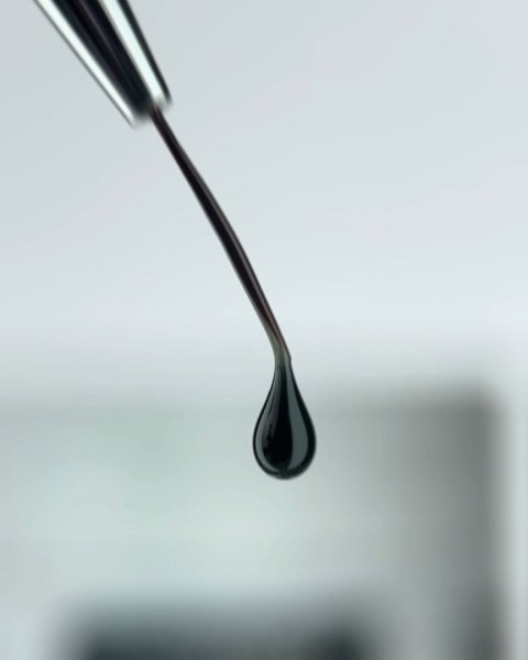 NAILSOFTHEDAY Builder gel 54 Vitrage - czarny witrażowy żel budujący, 15 ml