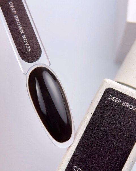 NAILSOFTHEDAY Color of the month November 2025 Deep Brown - czekoladowy lakier hybrydowy, 10 ml