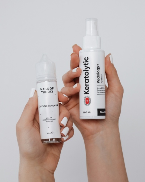 NAILSOFTHEDAY Cuticle Remover - płyn do usuwania skórek z mocznikiem, 60 ml