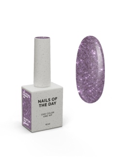 NAILSOFTHEDAY Daiquiri Gel Polish - lakier hybrydowy z odblaskową drobinką, 10 ml