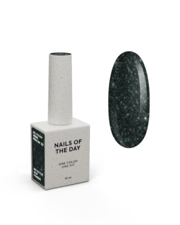 NAILSOFTHEDAY Green Mexican Gel Polish - ciemno-zielony odblaskowy lakier hybrydowy, 10 ml
