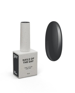 NAILSOFTHEDAY Umbrella Gel Polish - ciemno-grafitowy lakier hybrydowy, 10 ml