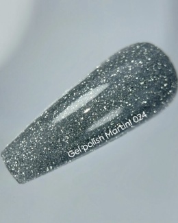 NAILSOFTHEDAY Martini Gel Polish - srebrny odblaskowy lakier hybrydowy, 10 ml