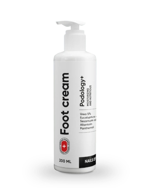 NAILSOFTHEDAY Podology+ - krem do stóp nawilżająco-odżywcy, 200 ml