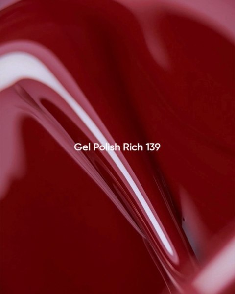 NAILSOFTHEDAY Rich Gel Polish - głęboki czerwony lakier hybrydowy z nutą bordo, 10 ml