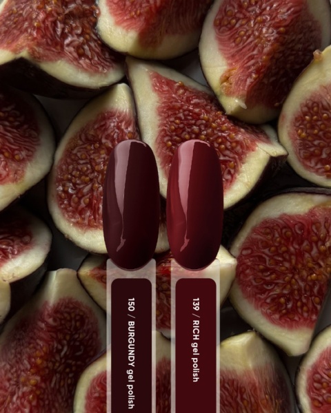 NAILSOFTHEDAY Rich Gel Polish - głęboki czerwony lakier hybrydowy z nutą bordo, 10 ml