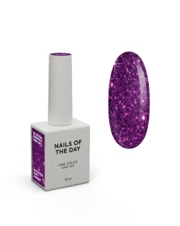 NAILSOFTHEDAY Cosmopolitan Gel Polish - ciemno-różowy odblaskowy lakier hybrydowy, 10 ml
