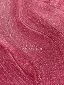 TOUCH 3D Cat Eyes Gel Polish 03 - różowy lakier hybrydowy z efektem „kociego oka