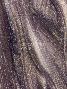 TOUCH 3D Cat Eyes Gel Polish 06 - szaro-fioletowy lakier hybrydowy z efektem „kociego oka