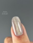 TOUCH 3D Cat Eyes Gel Polish 07 - szaro-beżowy lakier hybrydowy z efektem „kociego oka", 9 ml