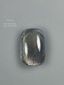 TOUCH 3D Cat Eyes Gel Polish 08 - mysi szary lakier hybrydowy z efektem „kociego oka", 9 ml