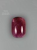 TOUCH 3D Cat Eyes Gel Polish 11 - malinowy lakier hybrydowy z efektem „kociego oka", 9 ml