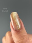 TOUCH 3D Cat Eyes Gel Polish 12 - karmelowo-złoty lakier hybrydowy z efektem „kociego oka", 9 ml