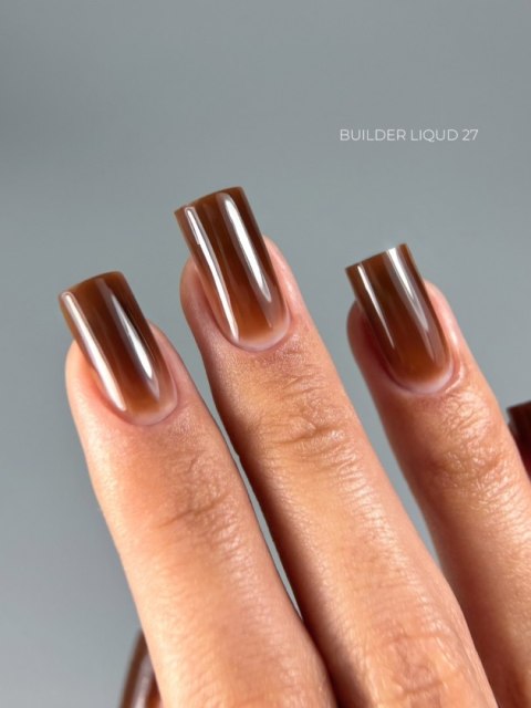 TOUCH Builder liquid 27 - ciepły karmelowo-brązowy mocny żel o płynnej koncystencji, 15 ml