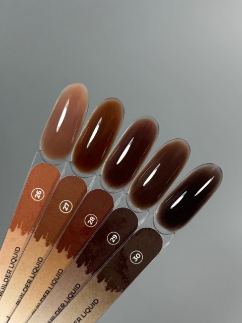TOUCH Builder liquid 28 - głęboki czekoladowy mocny żel o płynnej koncystencji, 15 ml