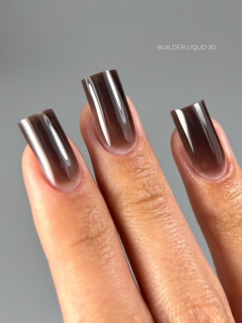 TOUCH Builder liquid 30 - elegancki ciemnobrązowy mocny żel o płynnej koncystencji, 15 ml