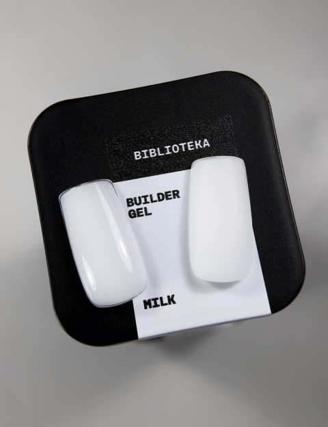BIBLIOTEKA Builder gel 02 Milk - mleczny żel budujący, 30 ml