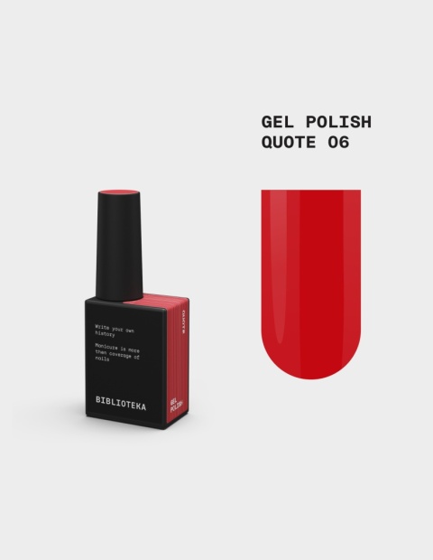 BIBLIOTEKA Gel Polish 06 Quote, 10 ml