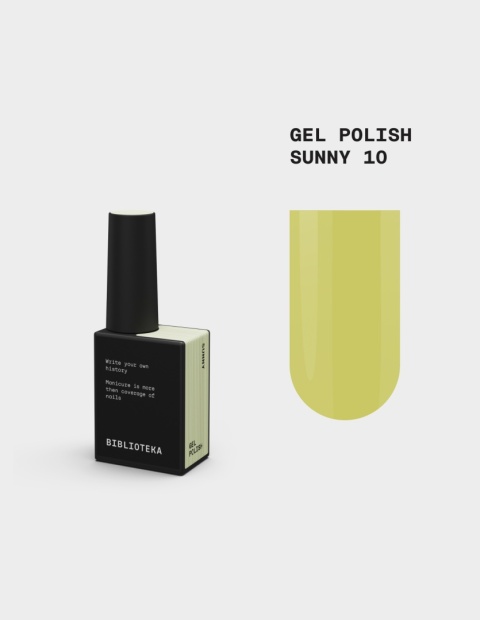 BIBLIOTEKA Gel Polish 10 Sunny, 10 ml