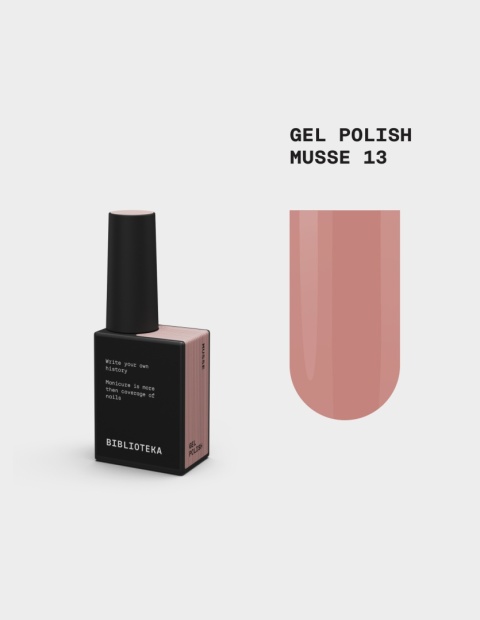 BIBLIOTEKA Gel Polish 13 Musse, 10 ml