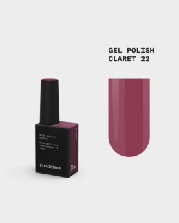 BIBLIOTEKA Gel Polish 22 Claret, 10 ml