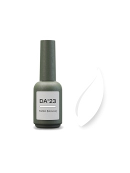 DA'23 'COTTON GEL POLISH - kryjący biały lakier hybrydowy, 14 ML